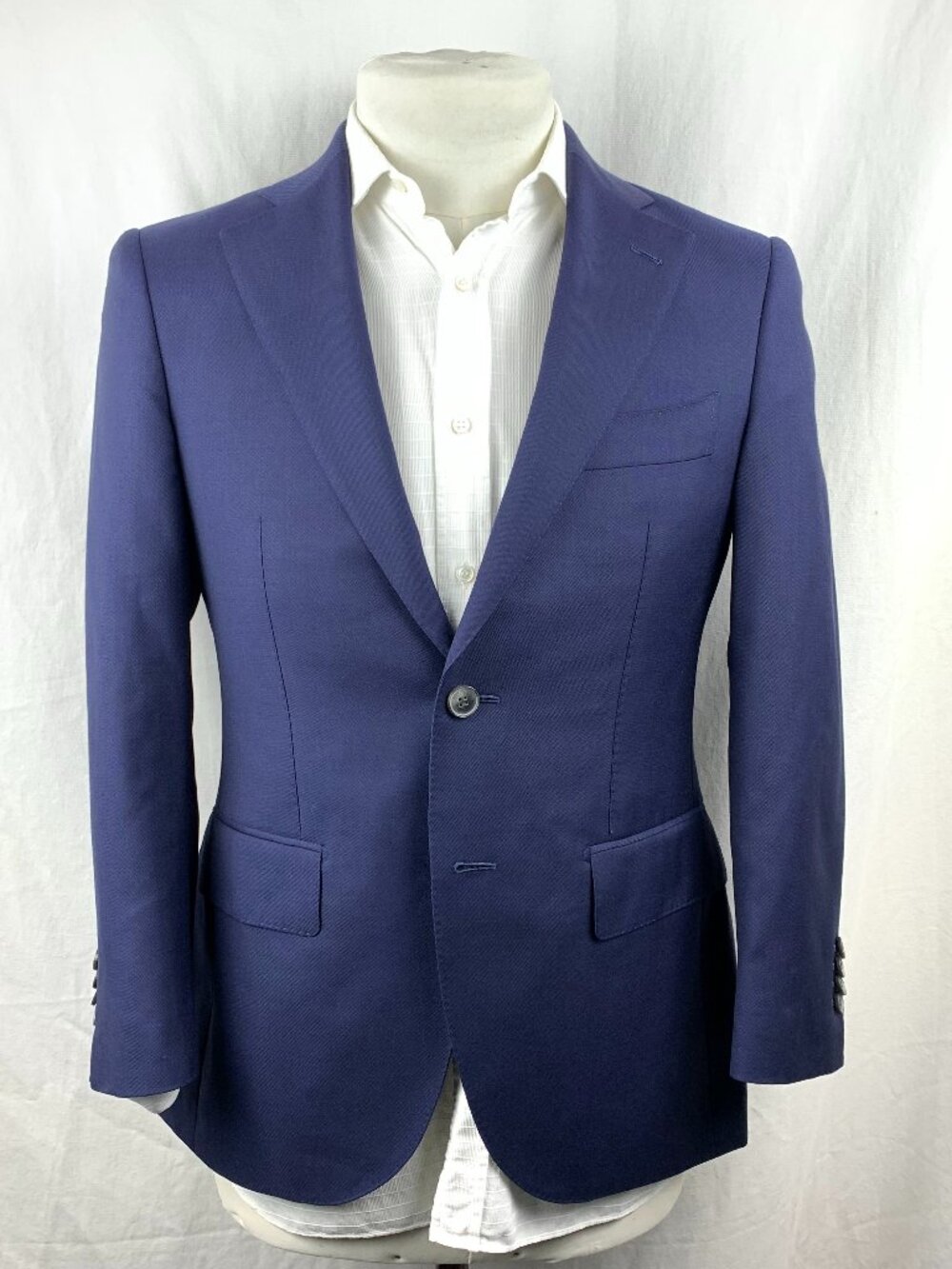 Suitsupply Lazio Sport Coat Blazer Mens 34R (44EU) Blue Vitale Barberis Canonico